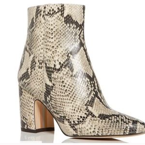 Sam Edelman Snakeskin boots /booties